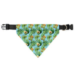 Watercolor Kiwi And Avocado Print Over The Collar Dog Bandana