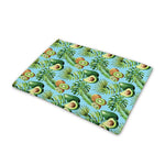 Watercolor Kiwi And Avocado Print Pet Cooling Mat Cover