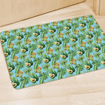 Watercolor Kiwi And Avocado Print Polyester Doormat