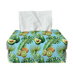Watercolor Kiwi And Avocado Print Rectangle Tissue Box Cover