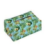 Watercolor Kiwi And Avocado Print Rectangle Tissue Box Cover