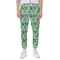 Watercolor Kiwi And Avocado Print Joggers