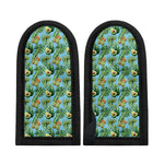 Watercolor Kiwi And Avocado Print Skillet Handle Cover