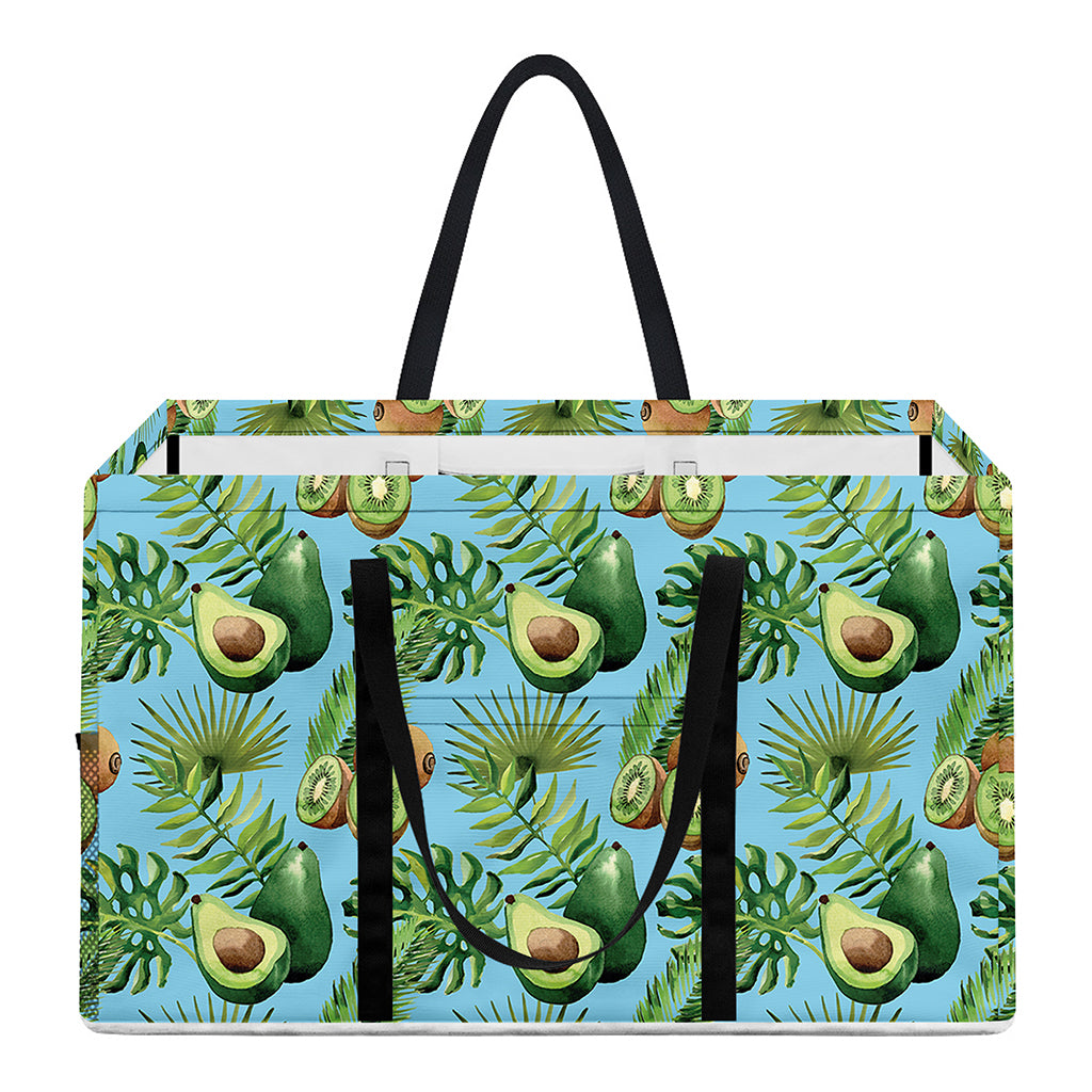 Watercolor Kiwi And Avocado Print Utility Tote Bag