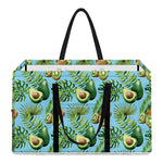 Watercolor Kiwi And Avocado Print Utility Tote Bag