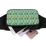 Watercolor Kiwi And Avocado Print Waist Bag