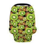 Watercolor Kiwi Pattern Print Baby Seat Cover