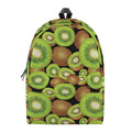 Watercolor Kiwi Pattern Print School Backpack