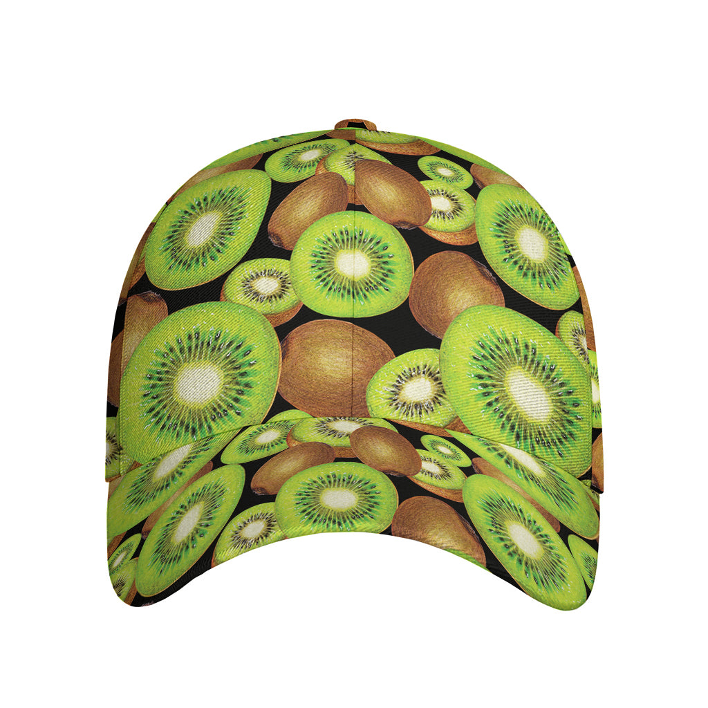 Watercolor Kiwi Pattern Print Baseball Cap