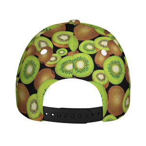 Watercolor Kiwi Pattern Print Baseball Cap