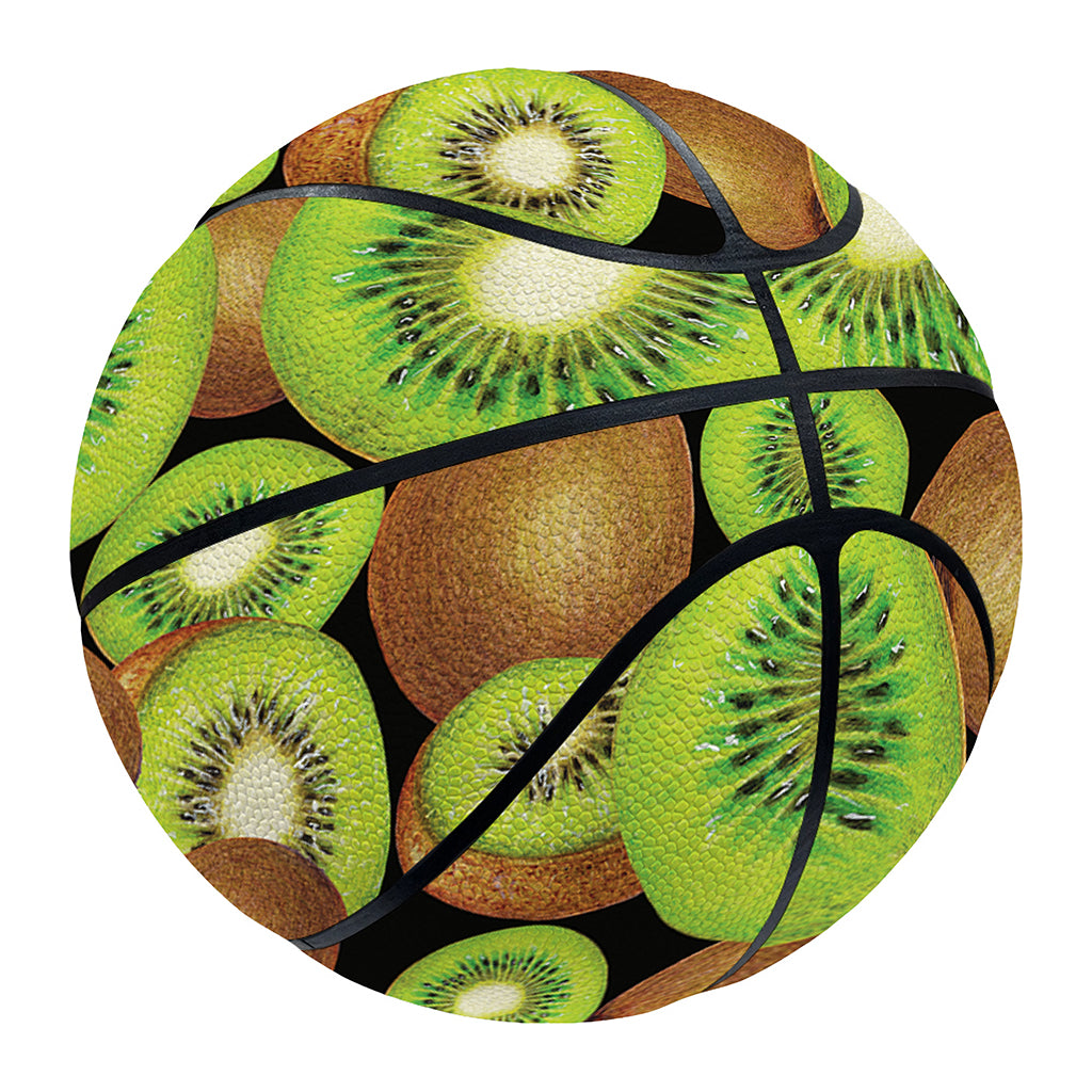 Watercolor Kiwi Pattern Print Basketball