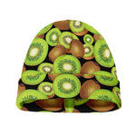 Watercolor Kiwi Pattern Print Beanie