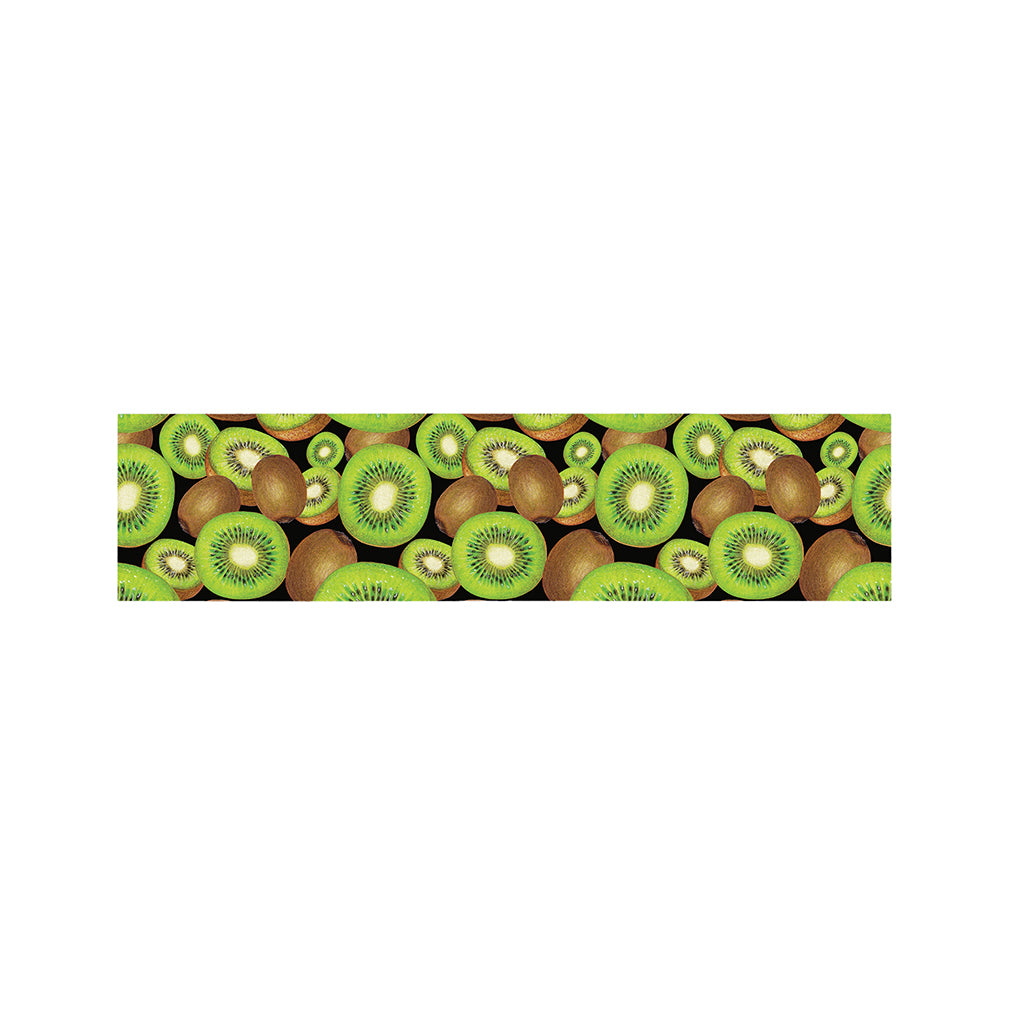 Watercolor Kiwi Pattern Print Bed Runner