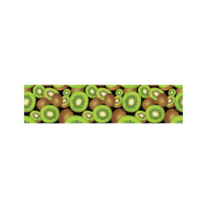 Watercolor Kiwi Pattern Print Bed Runner
