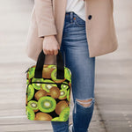 Watercolor Kiwi Pattern Print Bible Tote Bag