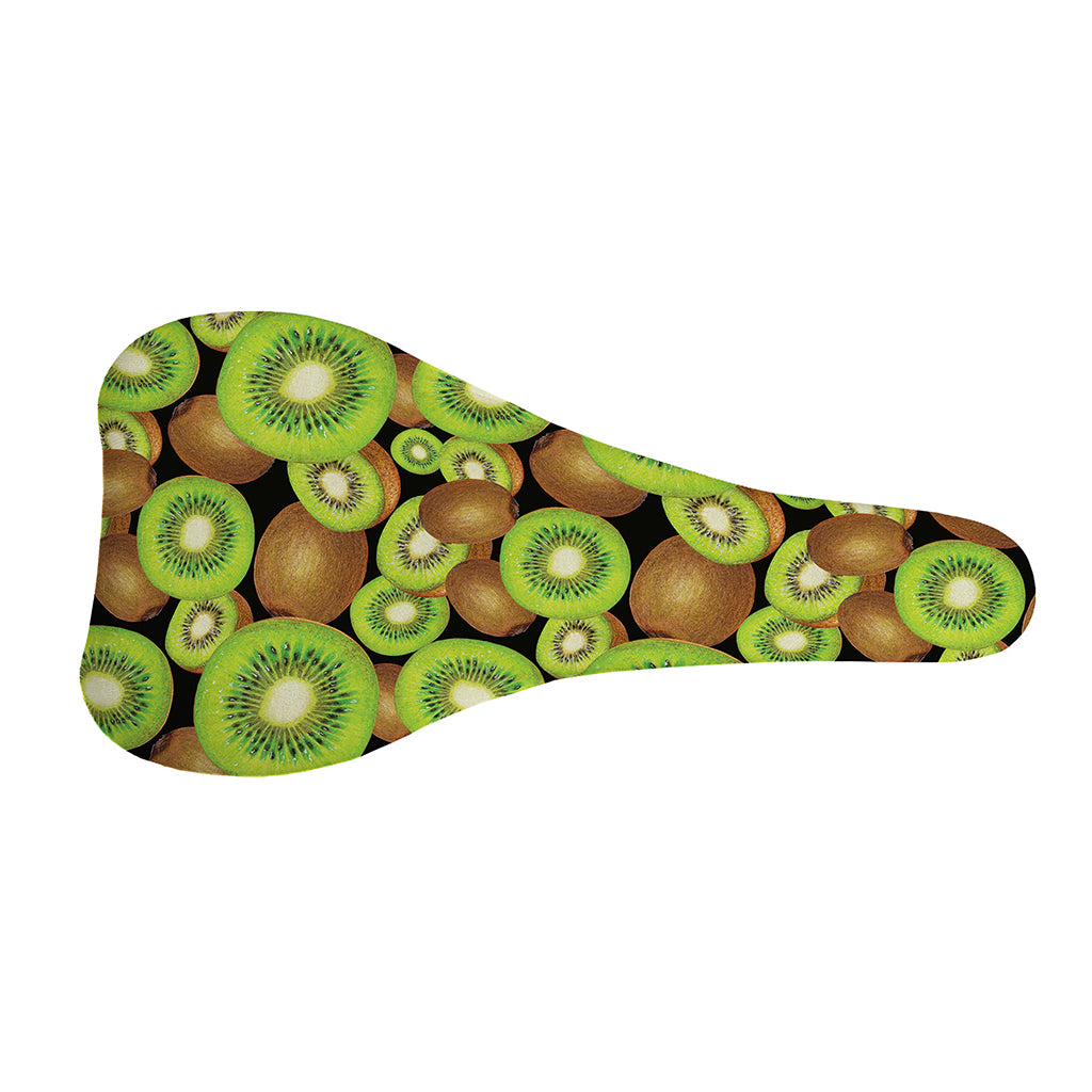 Watercolor Kiwi Pattern Print Bicycle Seat Cover