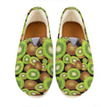 Watercolor Kiwi Pattern Print Casual Shoes