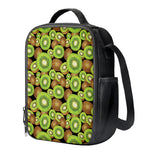 Watercolor Kiwi Pattern Print Crossbody Lunch Bag