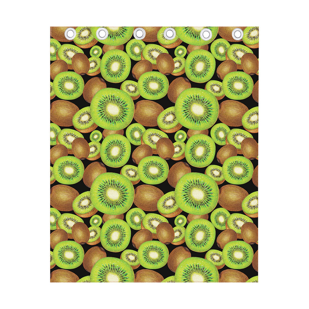 Watercolor Kiwi Pattern Print Curtain