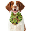 Watercolor Kiwi Pattern Print Dog Bandana