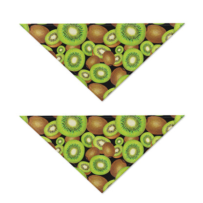 Watercolor Kiwi Pattern Print Dog Bandana