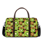 Watercolor Kiwi Pattern Print Duffle Bag