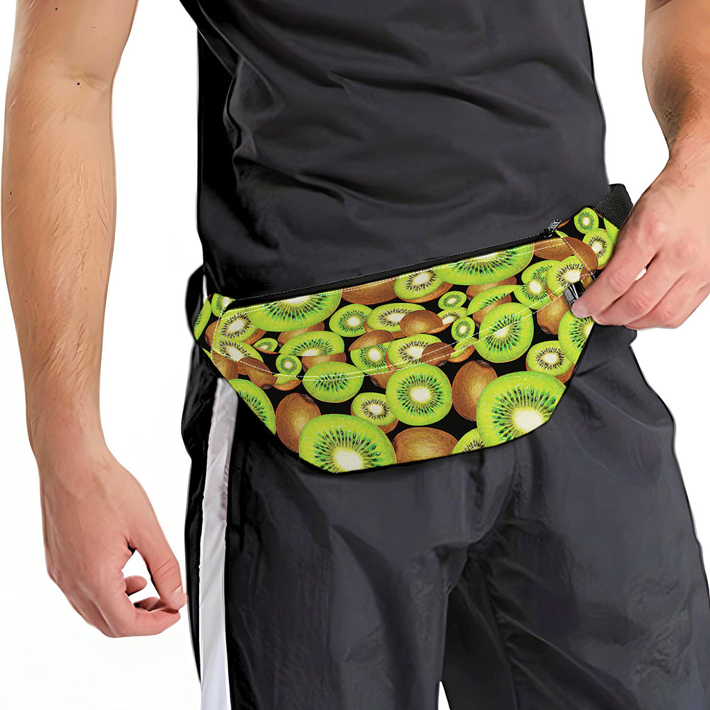 Watercolor Kiwi Pattern Print Fanny Pack
