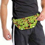 Watercolor Kiwi Pattern Print Fanny Pack
