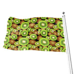 Watercolor Kiwi Pattern Print Flag