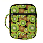 Watercolor Kiwi Pattern Print Front Pocket Bible Bag