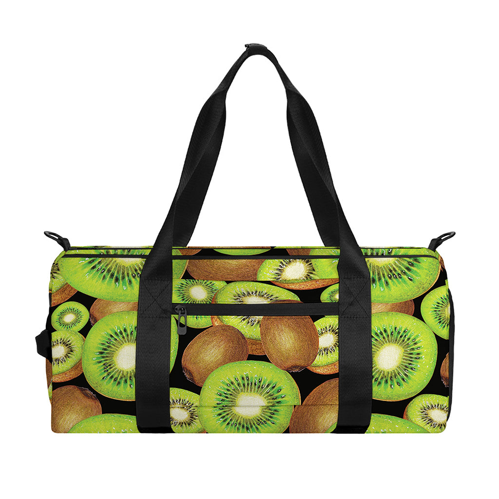 Watercolor Kiwi Pattern Print Gym Bag
