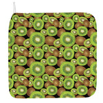 Watercolor Kiwi Pattern Print Hand Towel