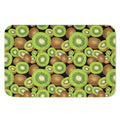 Watercolor Kiwi Pattern Print Indoor Door Mat