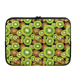 Watercolor Kiwi Pattern Print Laptop Sleeve