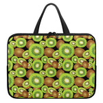 Watercolor Kiwi Pattern Print Laptop Sleeve With Handle