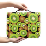 Watercolor Kiwi Pattern Print Leather Bible Cover