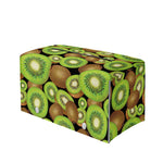 Watercolor Kiwi Pattern Print Leather Tissue Box Cover