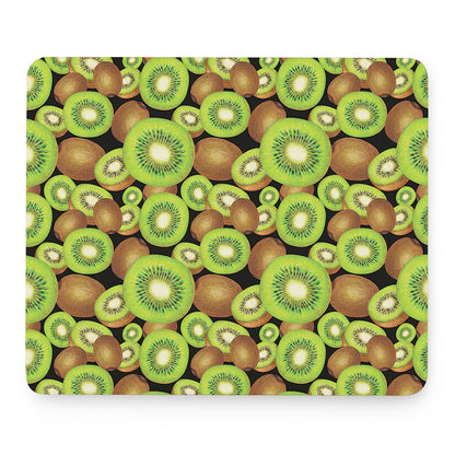 Watercolor Kiwi Pattern Print Mouse Pad