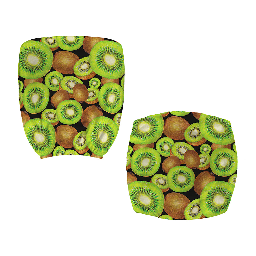 Watercolor Kiwi Pattern Print Office Chair Cover