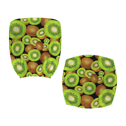Watercolor Kiwi Pattern Print Office Chair Cover