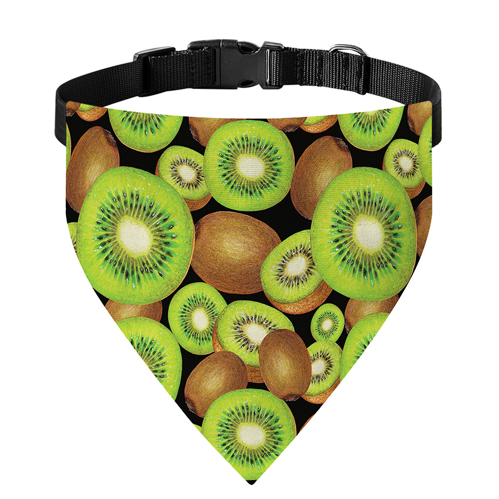Watercolor Kiwi Pattern Print Over The Collar Dog Bandana