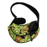 Watercolor Kiwi Pattern Print Pet Sling Carrier