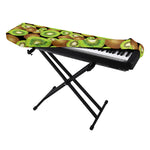 Watercolor Kiwi Pattern Print Piano Keyboard Cover