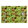 Watercolor Kiwi Pattern Print Placemat