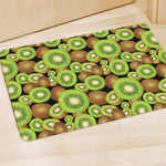 Watercolor Kiwi Pattern Print Polyester Doormat