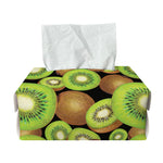 Watercolor Kiwi Pattern Print Rectangle Tissue Box Cover