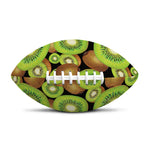 Watercolor Kiwi Pattern Print Rugby Ball