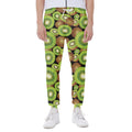Watercolor Kiwi Pattern Print Joggers