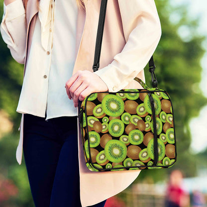 Watercolor Kiwi Pattern Print Shoulder Strap Bible Bag