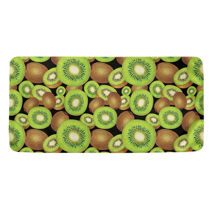 Watercolor Kiwi Pattern Print Towel